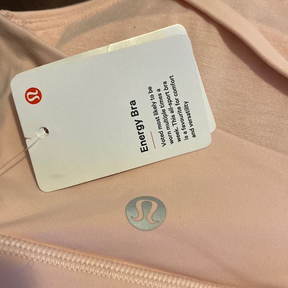 Lululemon Energy Bra, Pink Mist, Size 14 - Picture 5 of 10